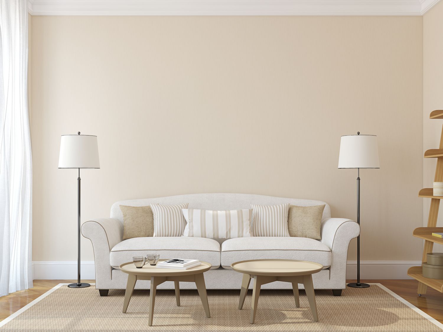 beige living room
