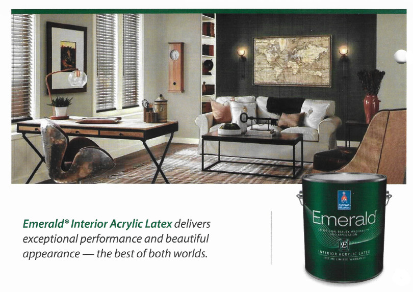 Sherwin-Williams Emerald interior acrylic latex
