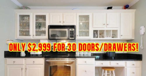 painted cabinets in Denver - excellent painters
